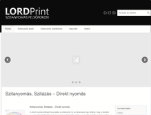 Tablet Screenshot of lordprint.hu
